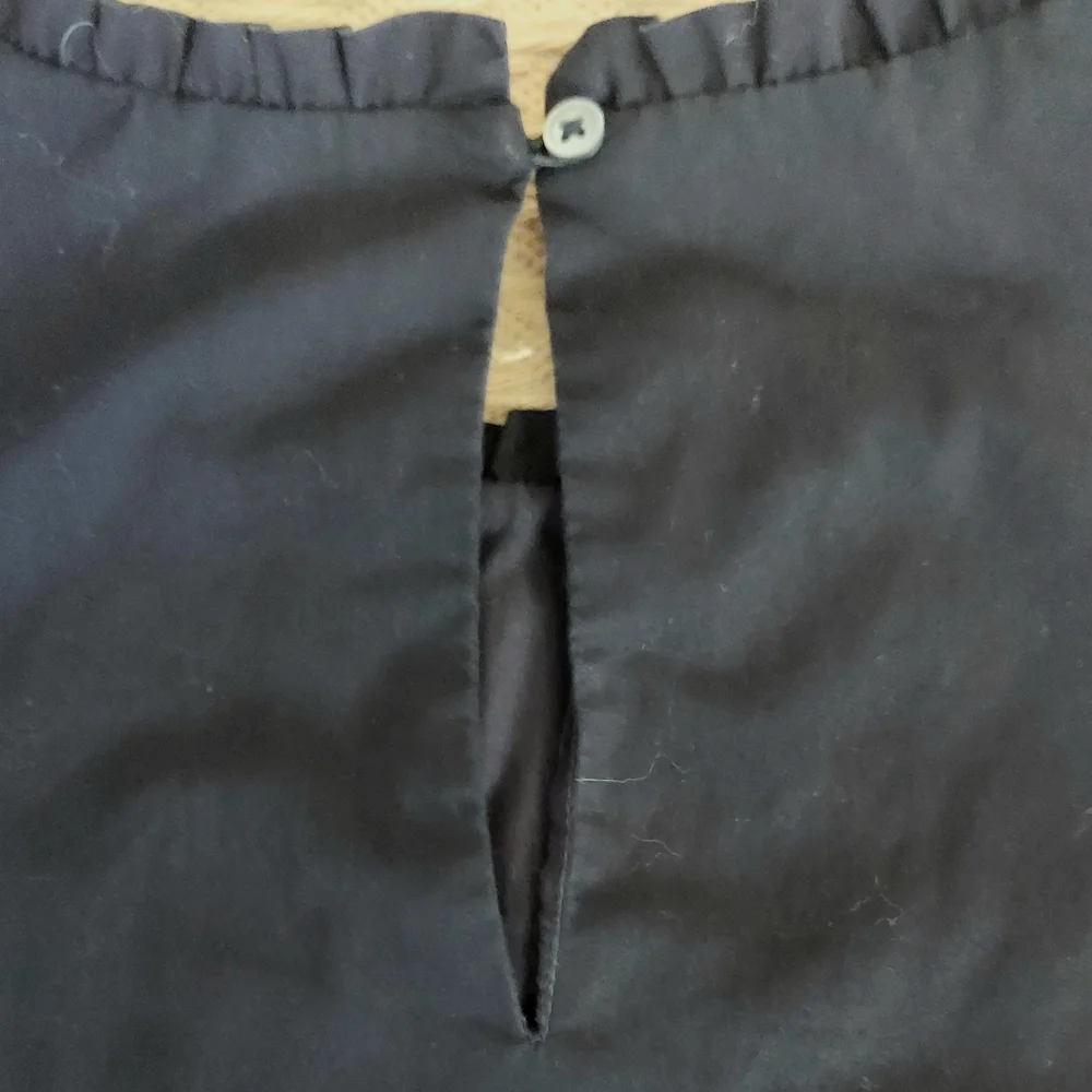J. Crew Re-Imagined Black Tiered Women's Midi Dress Size 8